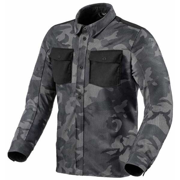 Revit Tracer 2 Air camouflage overshirt motorcycle jacket
