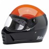 Biltwell Lane Splitter Podium orange grau schwarz helm