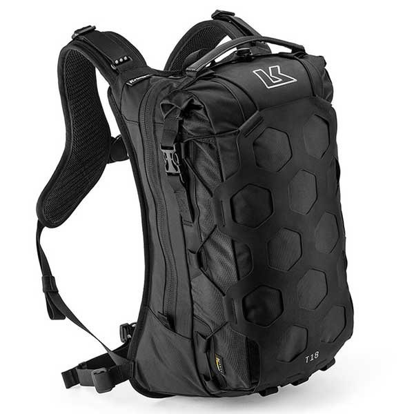 Kriega Trail 18 black motorcycle backpack