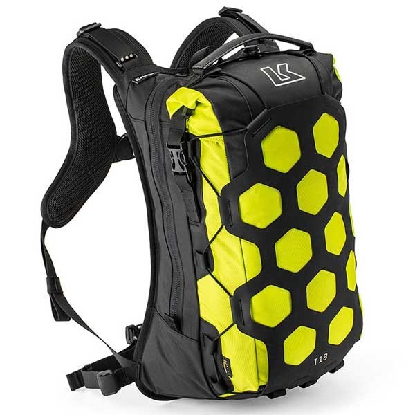 Kriega Trail 18 yellow motorcycle backpack