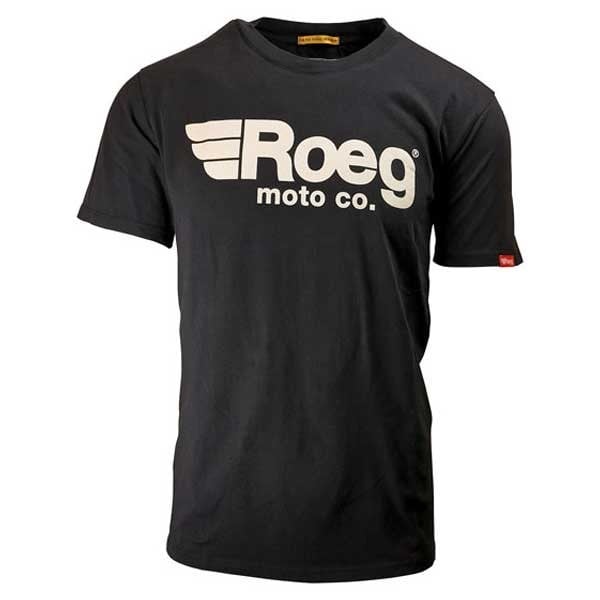 T-shirt Roeg Moto Logo noir