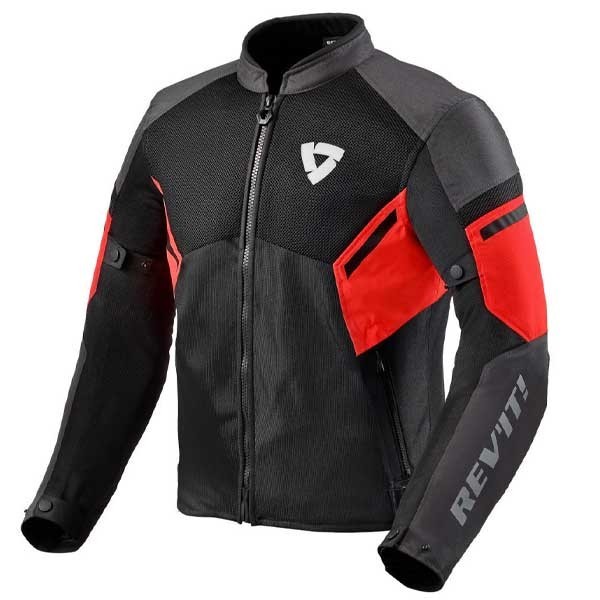 Giacca Revit GT-R Air 3 moto nero rosso