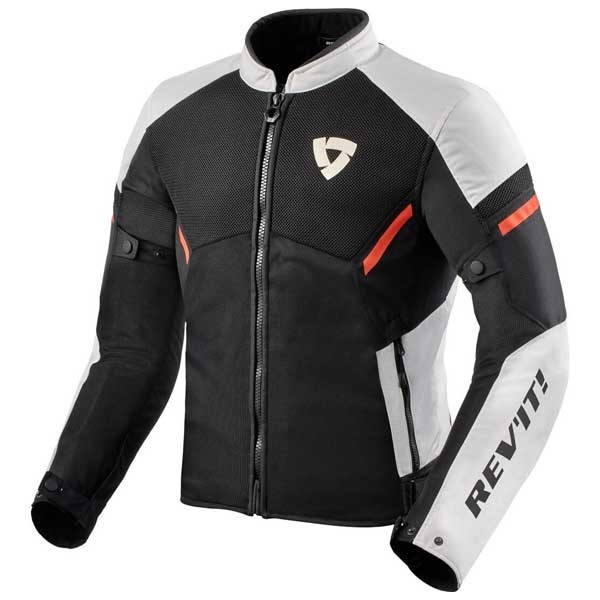 Giacca Revit GT-R Air 3 moto bianco rosso