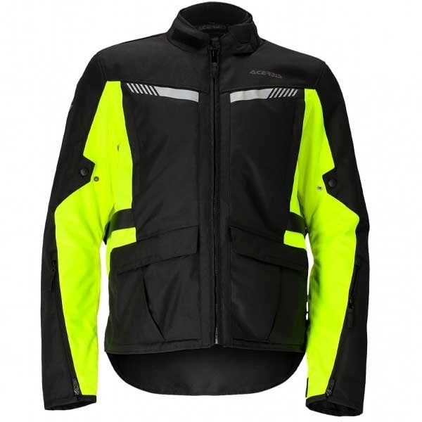 Acerbis X-Trail CE black yellow motorcycle jacket