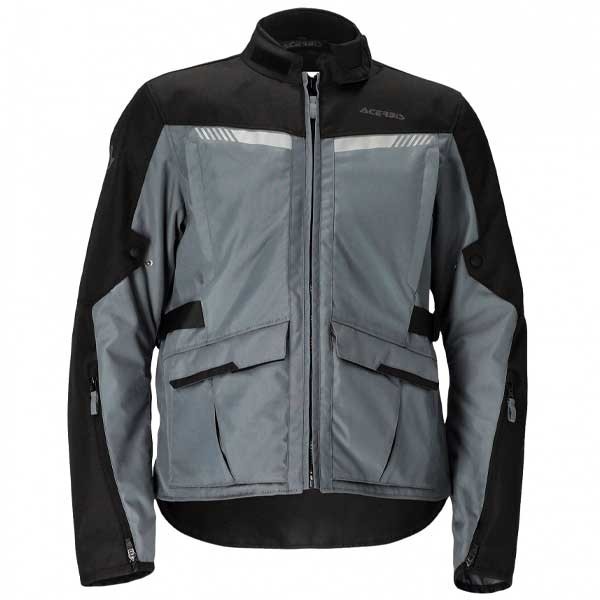 Acerbis X-Trail CE black grey motorcycle jacket