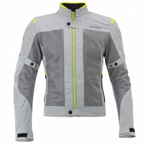 Acerbis Ramsey Vented Lady grey yellow summer motorcycle jacket