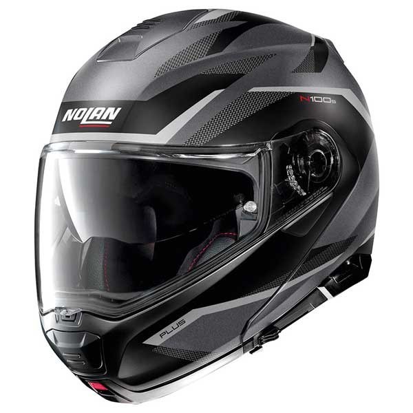 Nolan n100-5 Plus Overland grey black helmet