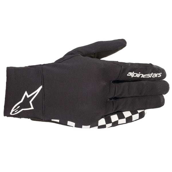 Alpinestars Reef summer motorcycle gloves black white