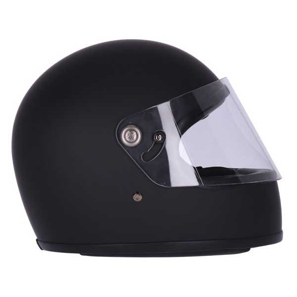 Roeg Moto Chase matt black vintage helmet