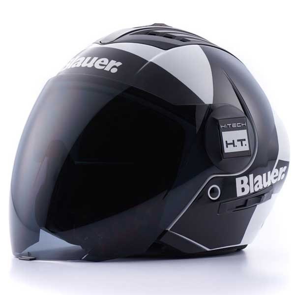 Blauer HT Real Graphic A jet helmet black white