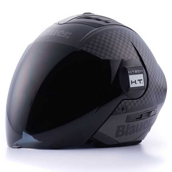 Blauer HT Real Graphic B jet helmet black grey