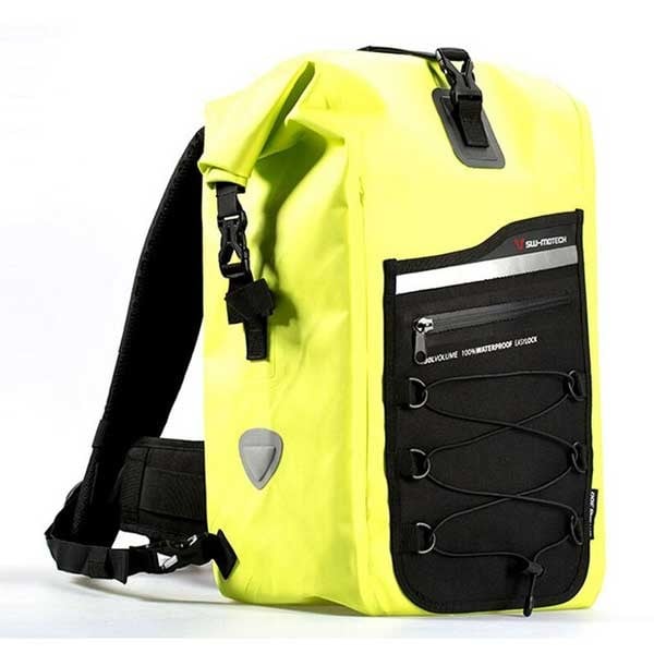 SW Motech Drybag 300 high visibility yellow backpack