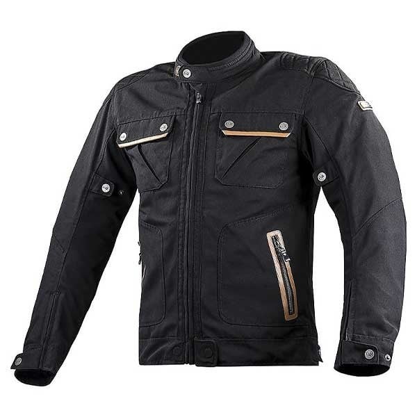 LS2 Bullet man black motorcycle jacket