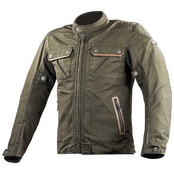 LS2 Bullet man brown motorcycle jacket