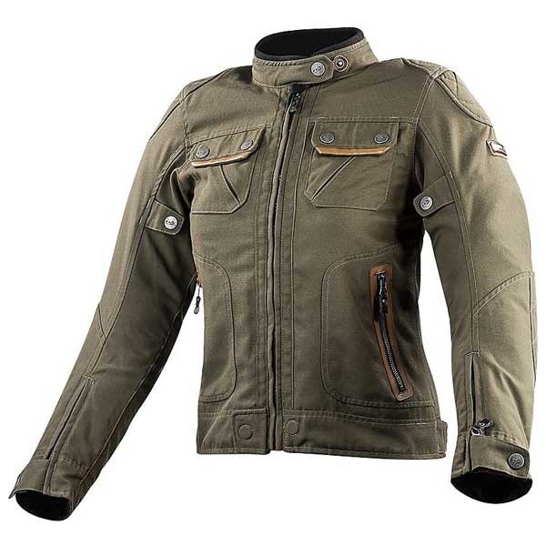 LS2 Bullet lady brown motorcycle jacket