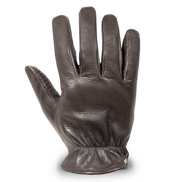 DMD Shield cafe racer motorcycle gloves brown
