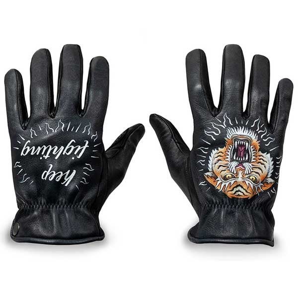 DMD Shield Tiger cafe racer motorcycle gloves