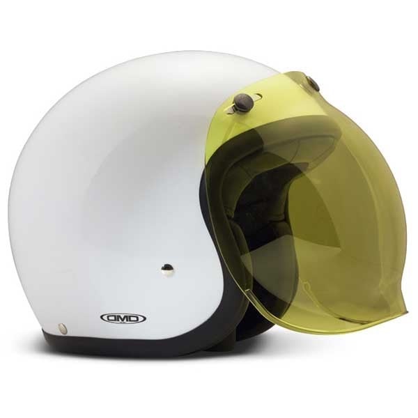 DMD Bubble yellow jet helmet visor