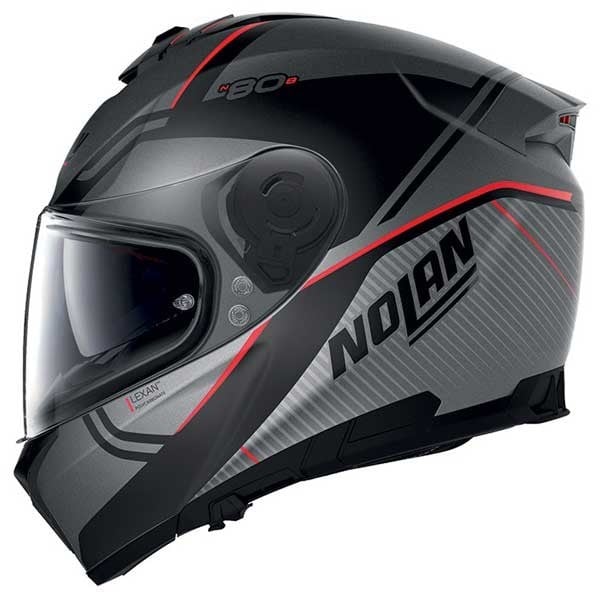Nolan N80-8 Astute N-Com helmet black red