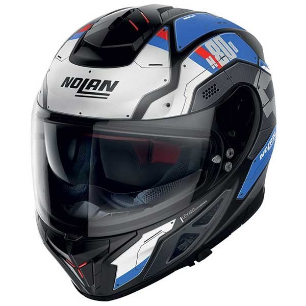 Nolan N80-8 Starscream N-Com helm schwarz blau
