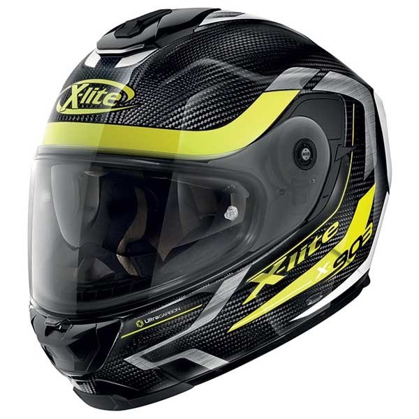 X-Lite X-903 Ultra Carbon Harden N-Com yellow helmet