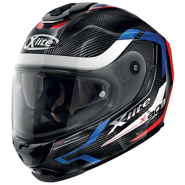 X-Lite X-903 Ultra Carbon Harden N-Com blau rot Helm