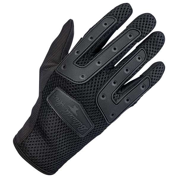 Biltwell Anza black summer motorcycle gloves