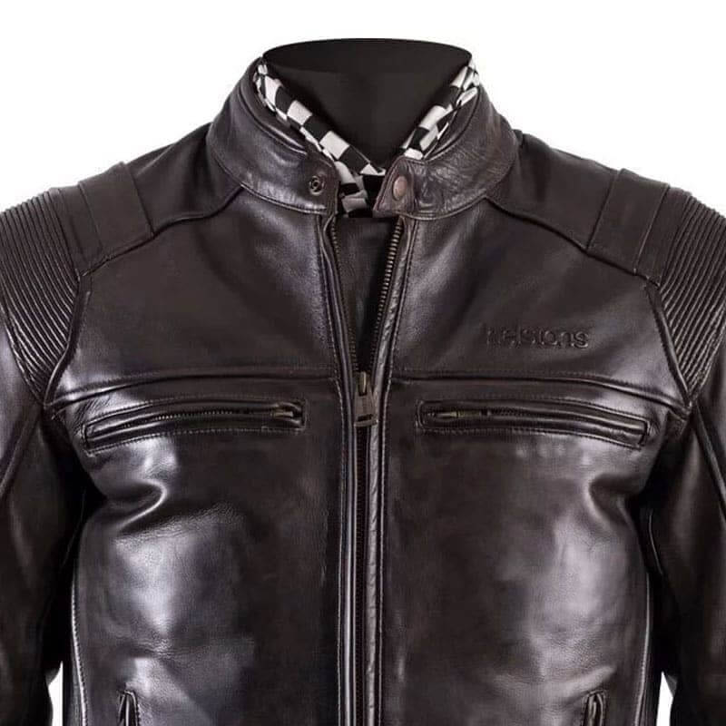 Motorcycle Leather \nJacket HELSTONS Trust Dirty Brown