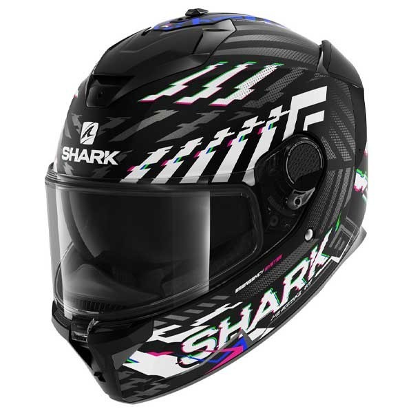 Shark Spartan GT E-Brake schwarz anthrazit helm