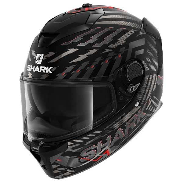 Shark Spartan GT E-Brake anthracite red helmet