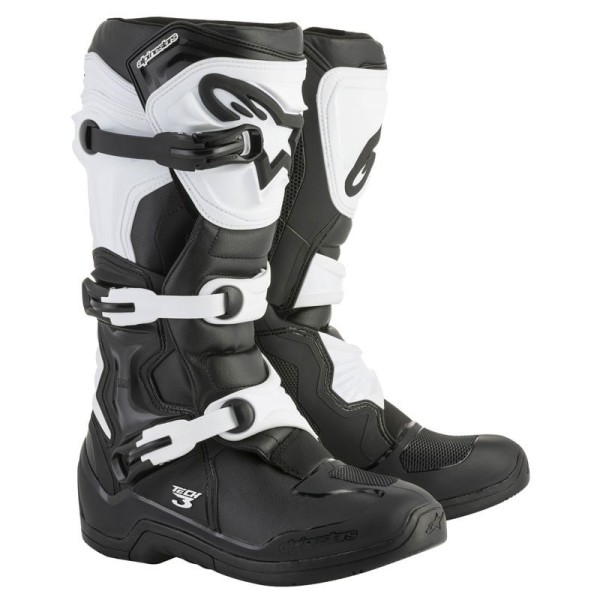 Alpinestars Tech 3 black white motocross boots