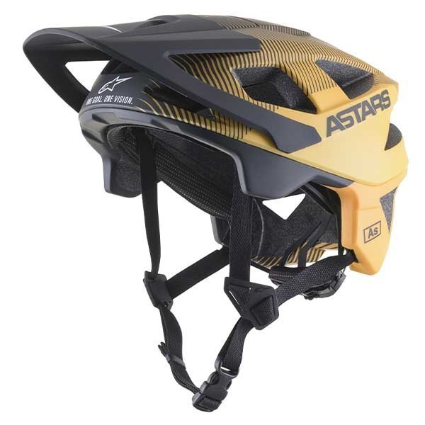 Alpinestars Vector Pro A2 helmet black tangerine