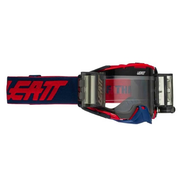 Gafas de motocross Leatt Velocity 6.5 Roll-Off rojo azul