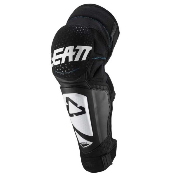 Leatt 3DF Hybrid EXT knee guards white black