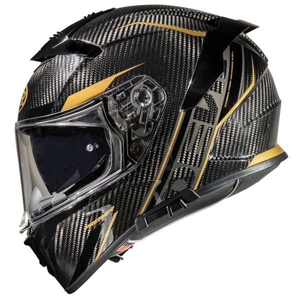 Premier Devil Carbon ST 19 gold helmet ECE 22-06