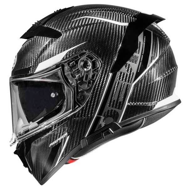Premier Devil Carbon ST 8 white helmet ECE 22-06