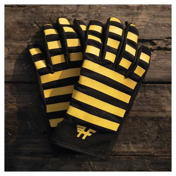 Holy Freedom St. Quentin yellow motorcycle gloves