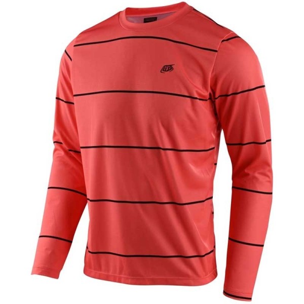Troy Lee Designs Flowline LS coral MTB Stacked jersey