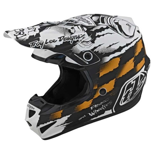 Motocross-Helm Troy Lee Designs SE4 Polyacrylite Strike