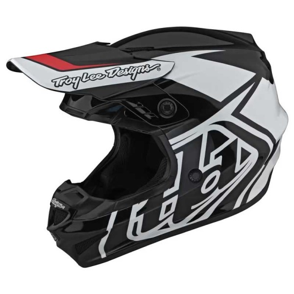 Motocross Helm Troy Lee Designs GP Overload black white