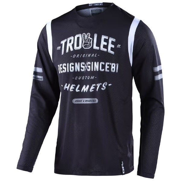 Camiseta Troy Lee Designs GP Air Roll Out negro