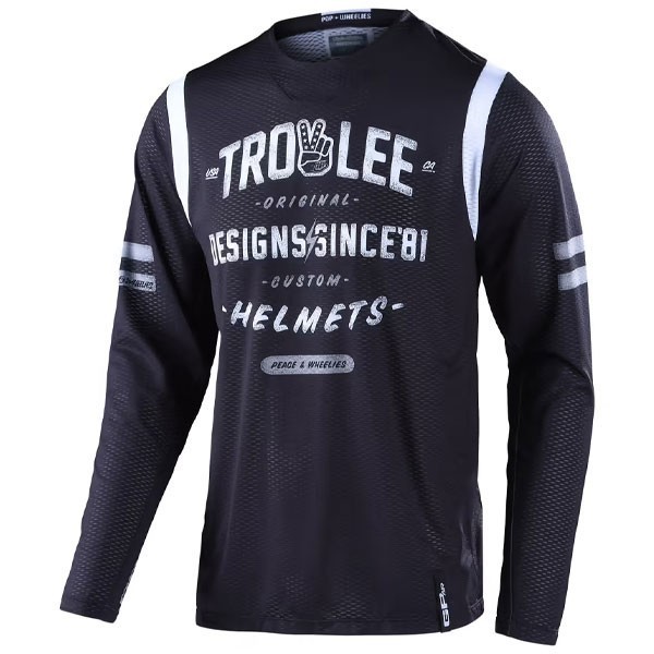 Maglia Troy Lee Designs GP Air Roll Out nero