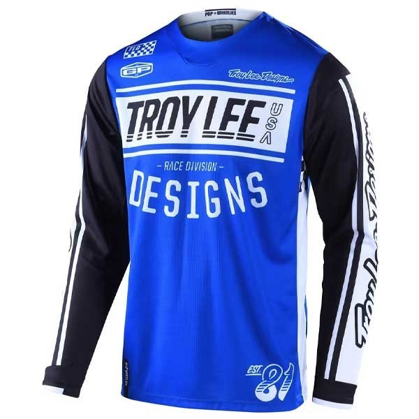 Camiseta Troy Lee Designs GP Race81 azul