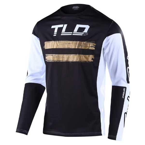 Camiseta Troy Lee Designs Sprint Marker negro cobre