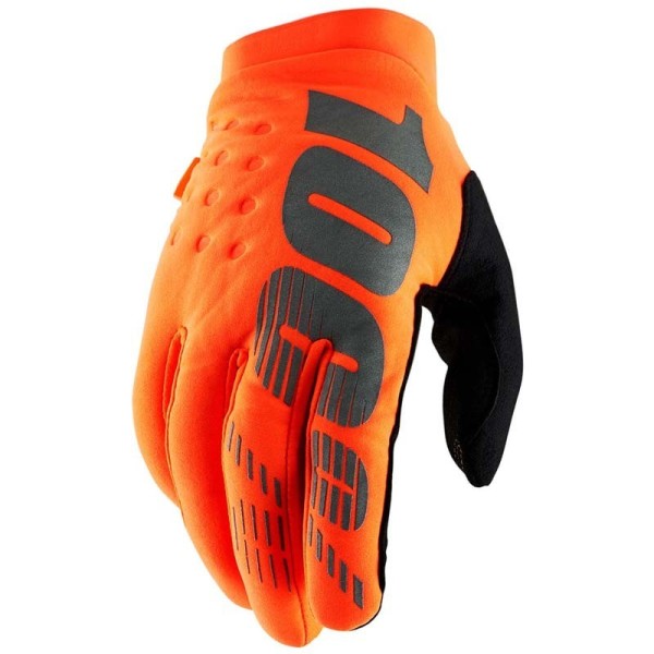 Motocross-Handschuhe 100% BRISKER Orange