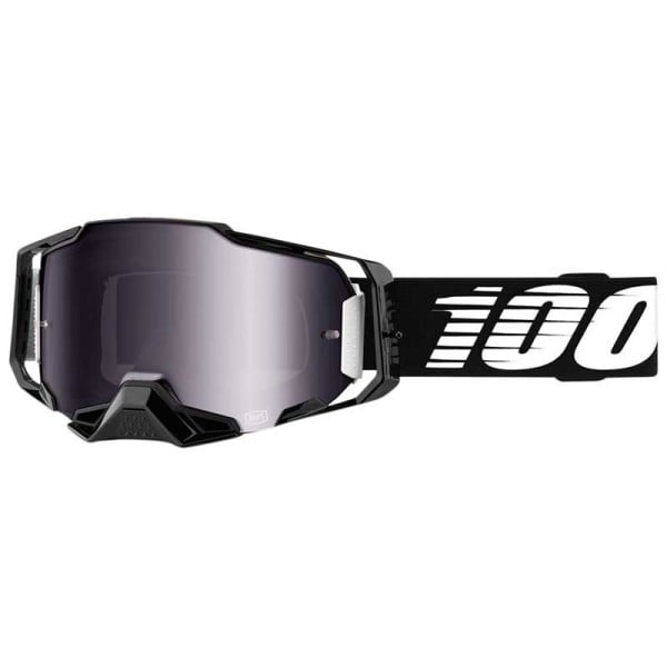 Motocross-Brille 100% ARMEGA Black Mirror