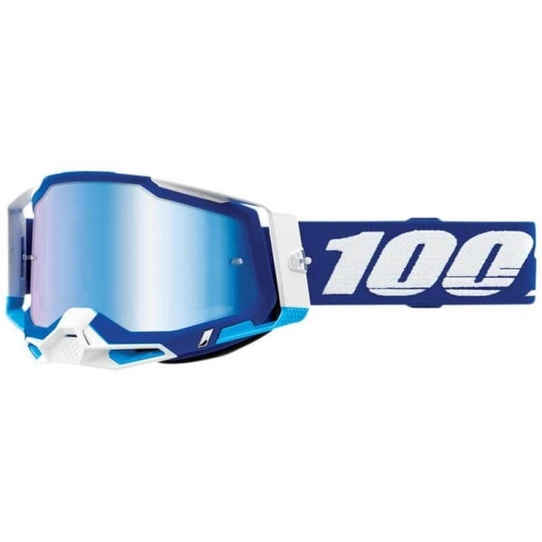 100% Racecraft 2 Essential blue motocross goggles