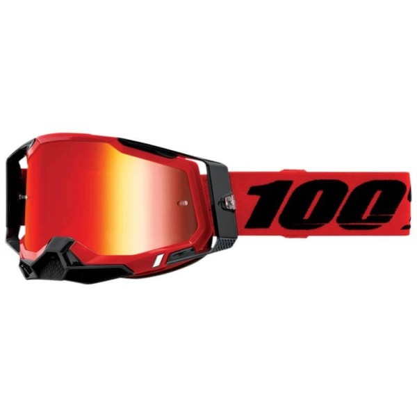 Gafas motocross 100% Racecraft 2 Essential rojo