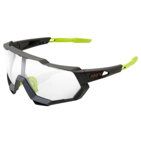 100% Speedtrap Soft Tact Cool Gray cycling eyewear