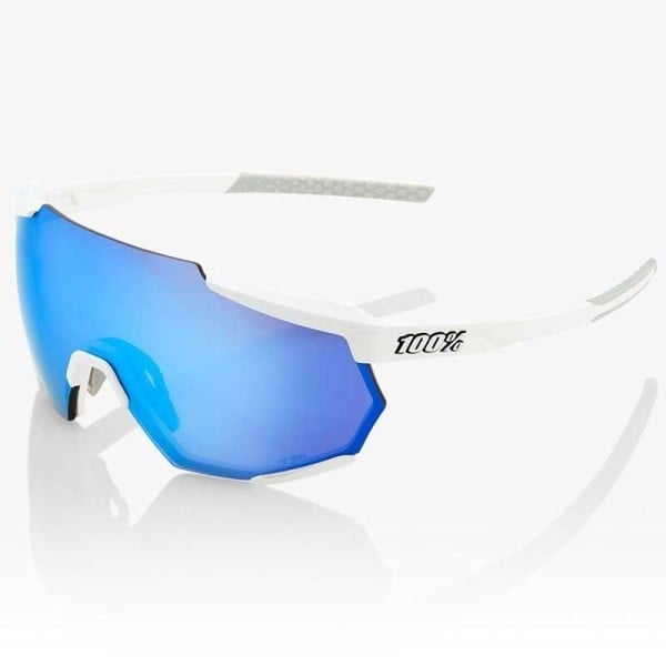 100% Racetrap Matte White bike glasses